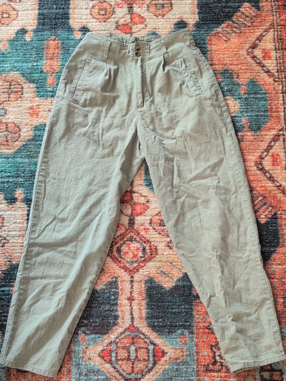 Vintage Gloria Vanderbilt High Waisted Tapered Trousers